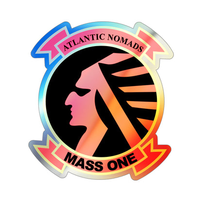 Marine Air Support Squadron 1 (USMC) Holographic STICKER Die-Cut Vinyl Decal-4 Inch-The Sticker Space