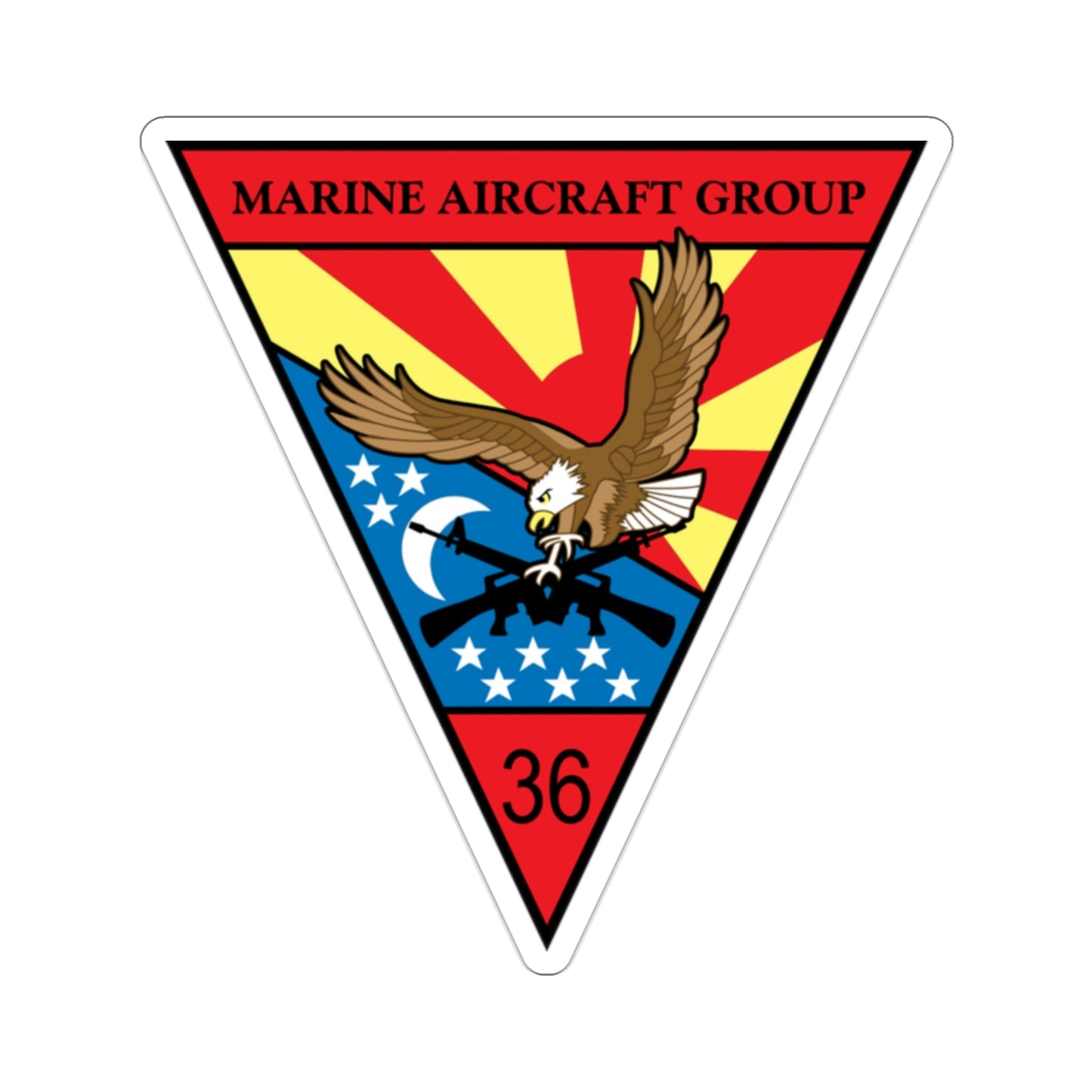 Marine Aircraft Group 36 (USMC) STICKER Vinyl Die-Cut Decal-2 Inch-The Sticker Space