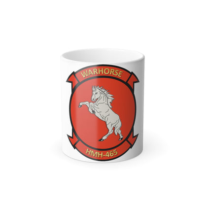 Marine Heavy Helicopter Squadron 465 HMH 465 (USMC) Color Changing Mug 11oz-11oz-The Sticker Space