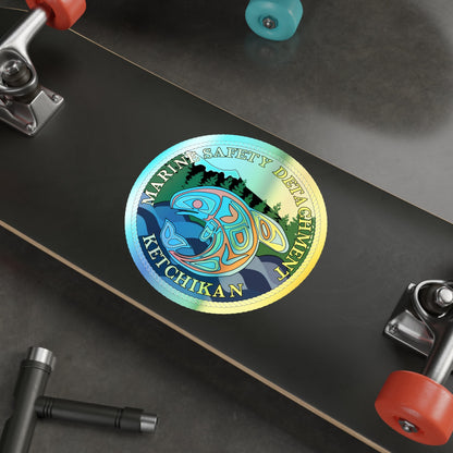 Marine Safety Detachment Ketchikan (U.S. Coast Guard) Holographic STICKER Die-Cut Vinyl Decal-The Sticker Space
