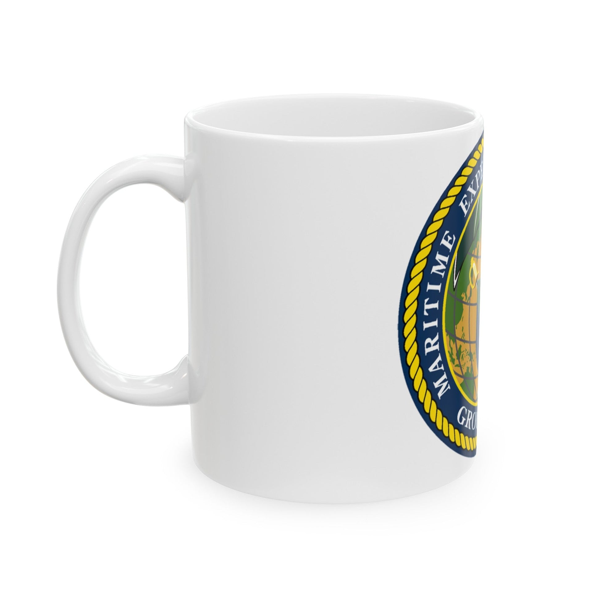 Maritime Expeditionary Grp 1 (U.S. Navy) White Coffee Mug-The Sticker Space