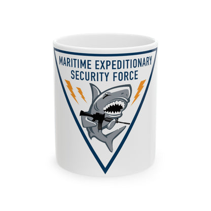 Maritime Expeditionary Security Force (U.S. Navy) White Coffee Mug-11oz-The Sticker Space