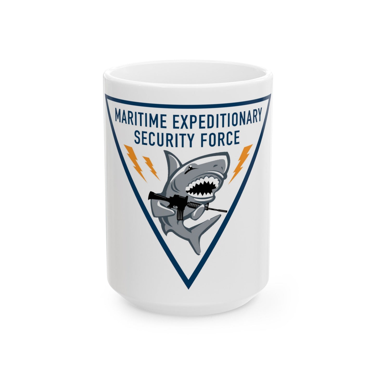 Maritime Expeditionary Security Force (U.S. Navy) White Coffee Mug-15oz-The Sticker Space