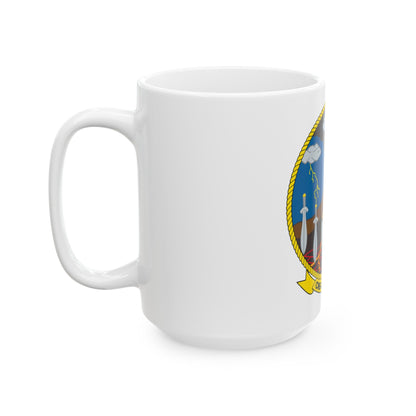 Maritime Operations Center C6F (U.S. Navy) White Coffee Mug-The Sticker Space