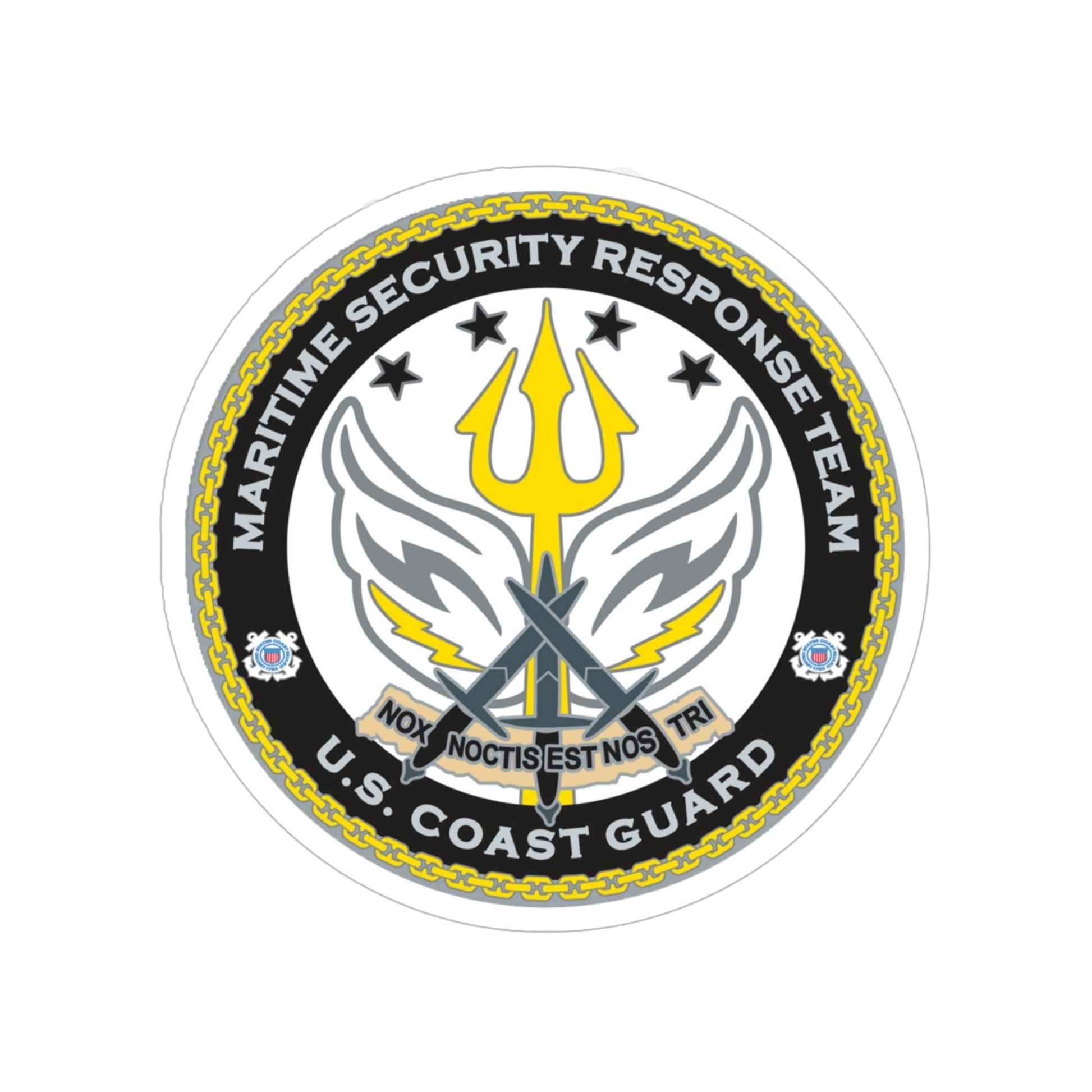 Maritime Security Response Team (U.S. Coast Guard) Transparent STICKER Die-Cut Vinyl Decal-6 Inch-The Sticker Space