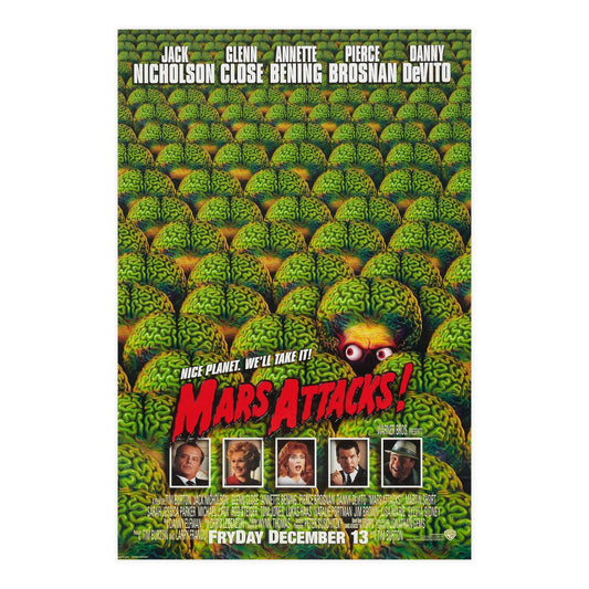 MARS ATTACKS! 1996 - Paper Movie Poster-24″ x 36″ (Vertical)-The Sticker Space