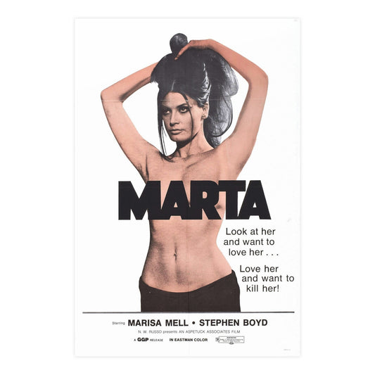 MARTA 1971 - Paper Movie Poster-24″ x 36″ (Vertical)-The Sticker Space