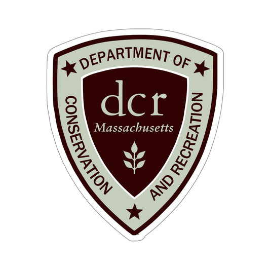 Massachusetts Department of Conservation and Recreation STICKER Vinyl Die-Cut Decal-6 Inch-The Sticker Space
