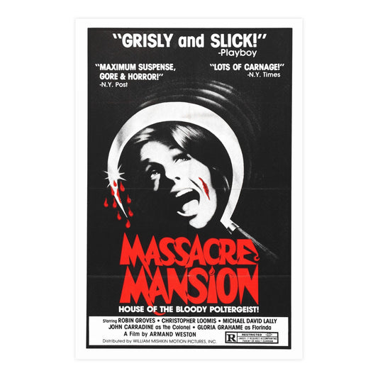MASSACRE MANSION (THE NESTING) 1981 - Paper Movie Poster-24″ x 36″ (Vertical)-The Sticker Space