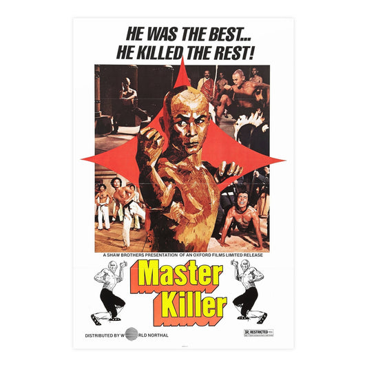 MASTER KILLER (36TH CHAMBER OF SHAOLIN) 1978 - Paper Movie Poster-24″ x 36″ (Vertical)-The Sticker Space