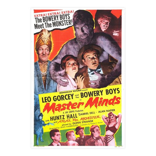 MASTER MINDS 1949 - Paper Movie Poster-24″ x 36″ (Vertical)-The Sticker Space