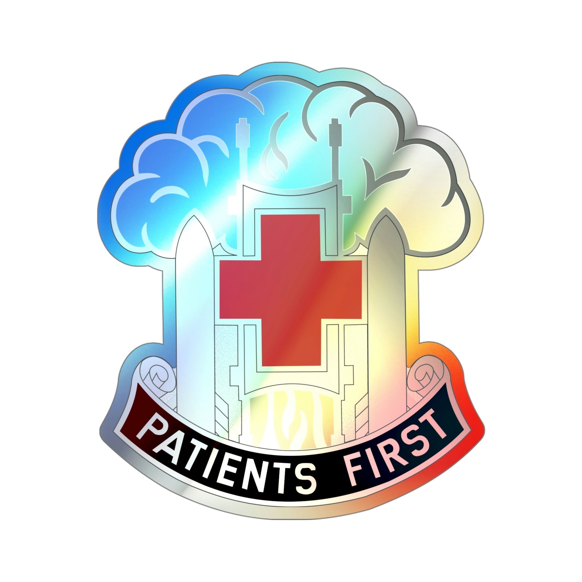 McAfee Hospital (U.S. Army) Holographic STICKER Die-Cut Vinyl Decal-5 Inch-The Sticker Space