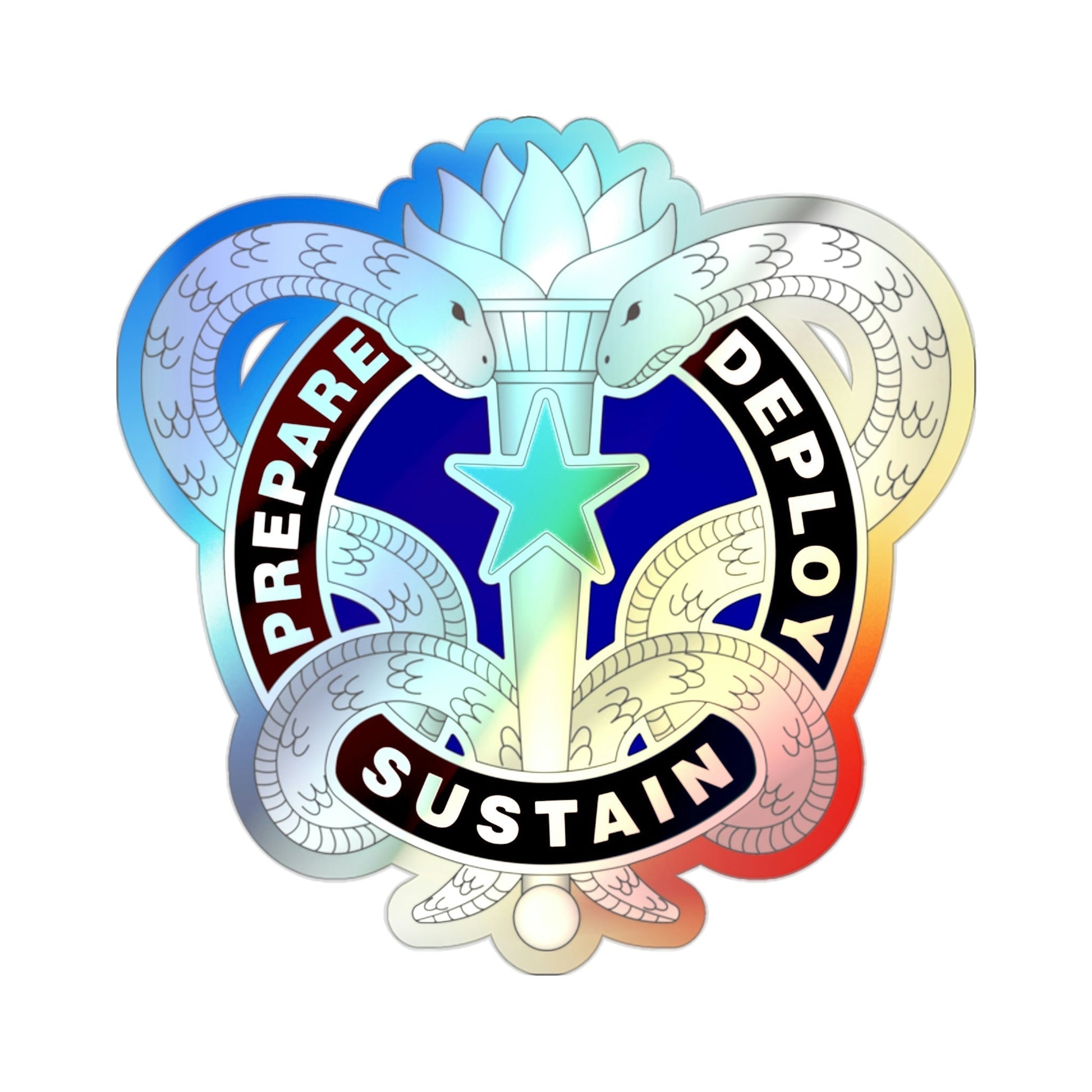 Medical Logistics Command (U.S. Army) Holographic STICKER Die-Cut Vinyl Decal-2 Inch-The Sticker Space