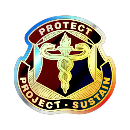 Medical Research and Development Command 2 (U.S. Army) Holographic STICKER Die-Cut Vinyl Decal-2 Inch-The Sticker Space