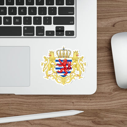 Middle coat of arms of Luxembourg STICKER Vinyl Die-Cut Decal-The Sticker Space