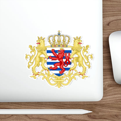 Middle coat of arms of Luxembourg STICKER Vinyl Die-Cut Decal-The Sticker Space