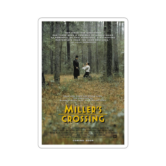 Millers Crossing 1990 Movie Poster STICKER Vinyl Die-Cut Decal-6 Inch-The Sticker Space