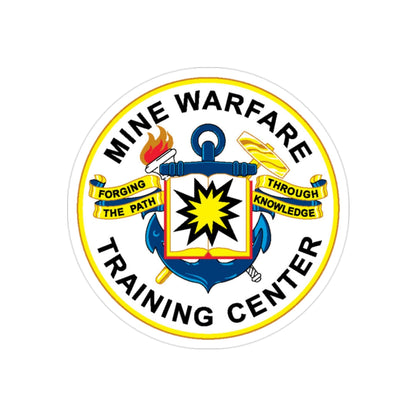 Mine Warfare Training Center (U.S. Navy) Transparent STICKER Die-Cut Vinyl Decal-2 Inch-The Sticker Space
