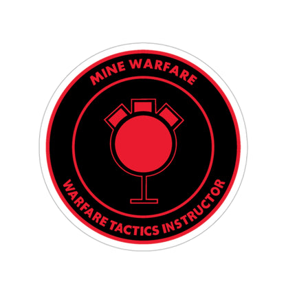 Mine Warfare Warfare Tactics Instructor (U.S. Navy) STICKER Vinyl Die-Cut Decal-2 Inch-The Sticker Space