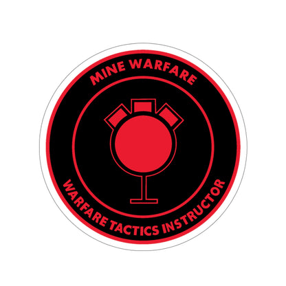 Mine Warfare Warfare Tactics Instructor (U.S. Navy) STICKER Vinyl Die-Cut Decal-5 Inch-The Sticker Space