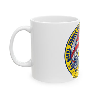Mobile Construction Bn 5 NMCB 5 Seabee (U.S. Navy) White Coffee Mug-The Sticker Space
