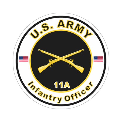 MOS 11A Infantry Officer (U.S. Army) STICKER Vinyl Die-Cut Decal-3 Inch-The Sticker Space