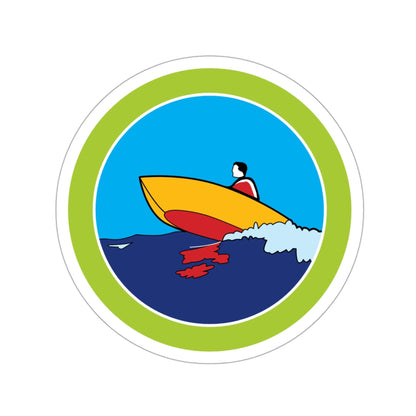 Motorboating (Boy Scouts Merit Badge) STICKER Vinyl Die-Cut Decal-3 Inch-The Sticker Space