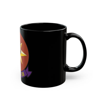 MTACS 38 Fire Chickens (USMC) Black Coffee Mug-The Sticker Space