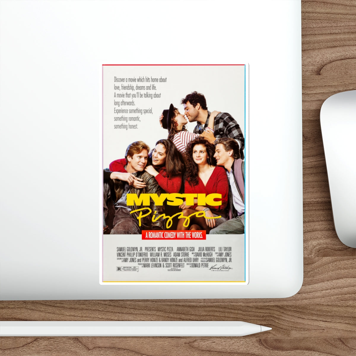 Mystic Pizza 1988 Movie Poster STICKER Vinyl Die-Cut Decal-The Sticker Space