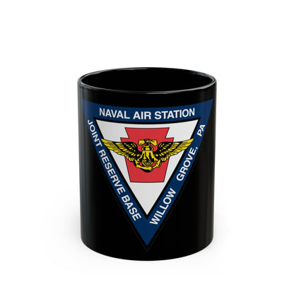 NAS Willow Grove Joint Reserve Base JRB (U.S. Navy) Black Coffee Mug-11oz-The Sticker Space