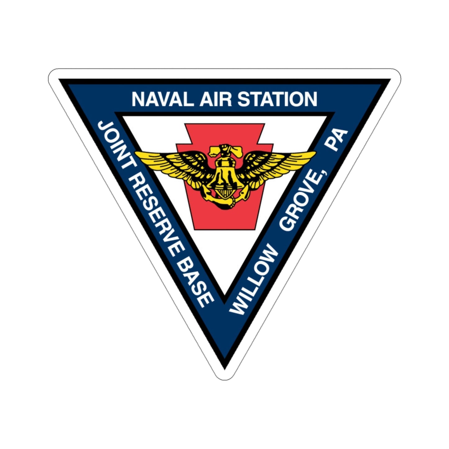 NAS Willow Grove Joint Reserve Base JRB (U.S. Navy) STICKER Vinyl Die-Cut Decal-4 Inch-The Sticker Space