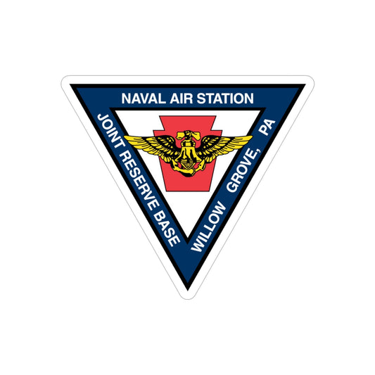 NAS Willow Grove Joint Reserve Base JRB (U.S. Navy) Transparent STICKER Die-Cut Vinyl Decal-6 Inch-The Sticker Space