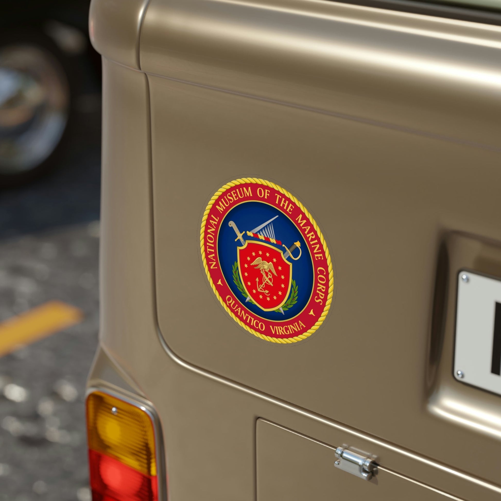 National Museum of the Marine Corps NMMC (USMC) Transparent STICKER Die-Cut Vinyl Decal-The Sticker Space