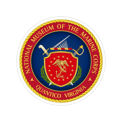 National Museum of the Marine Corps NMMC (USMC) Transparent STICKER Die-Cut Vinyl Decal-3 Inch-The Sticker Space