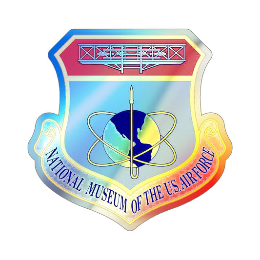 National Museum of the U.S. Air Force (U.S. Air Force) Holographic STICKER Die-Cut Vinyl Decal-6 Inch-The Sticker Space