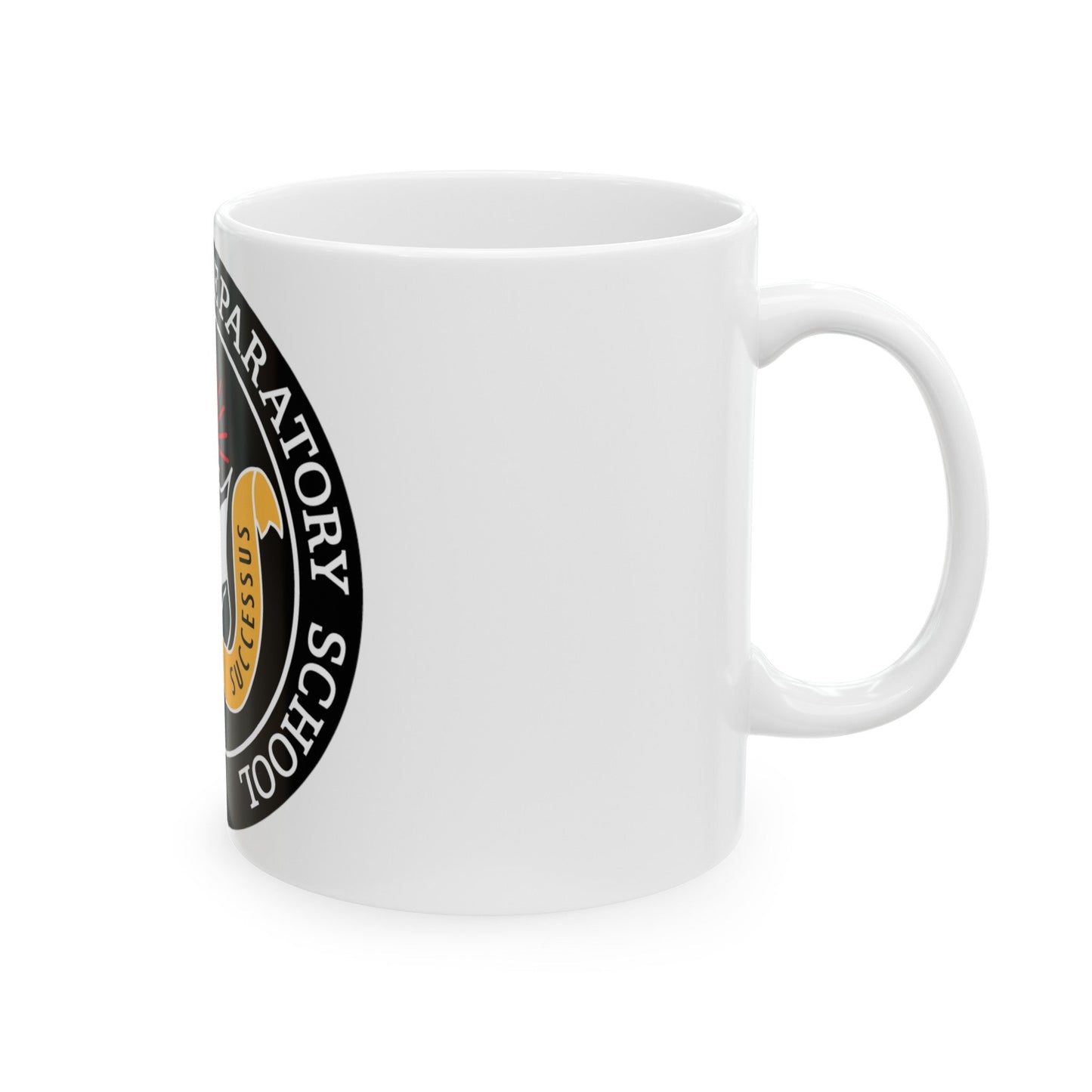 Naval Academy Preparatory School (U.S. Navy) White Coffee Mug-The Sticker Space