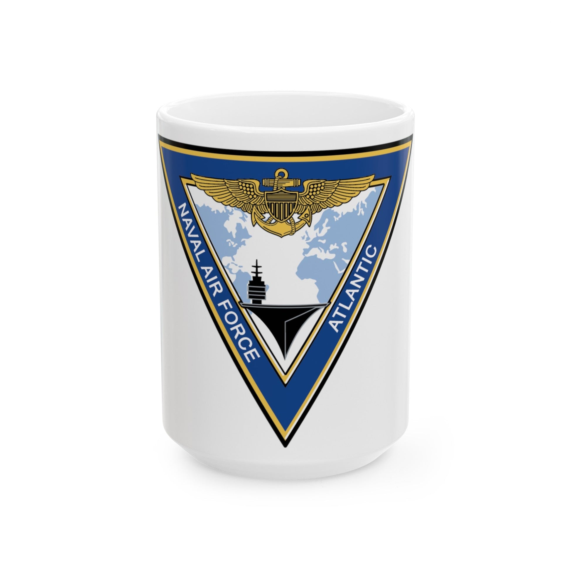 Naval Air Force Atlantic (U.S. Navy) White Coffee Mug-15oz-The Sticker Space