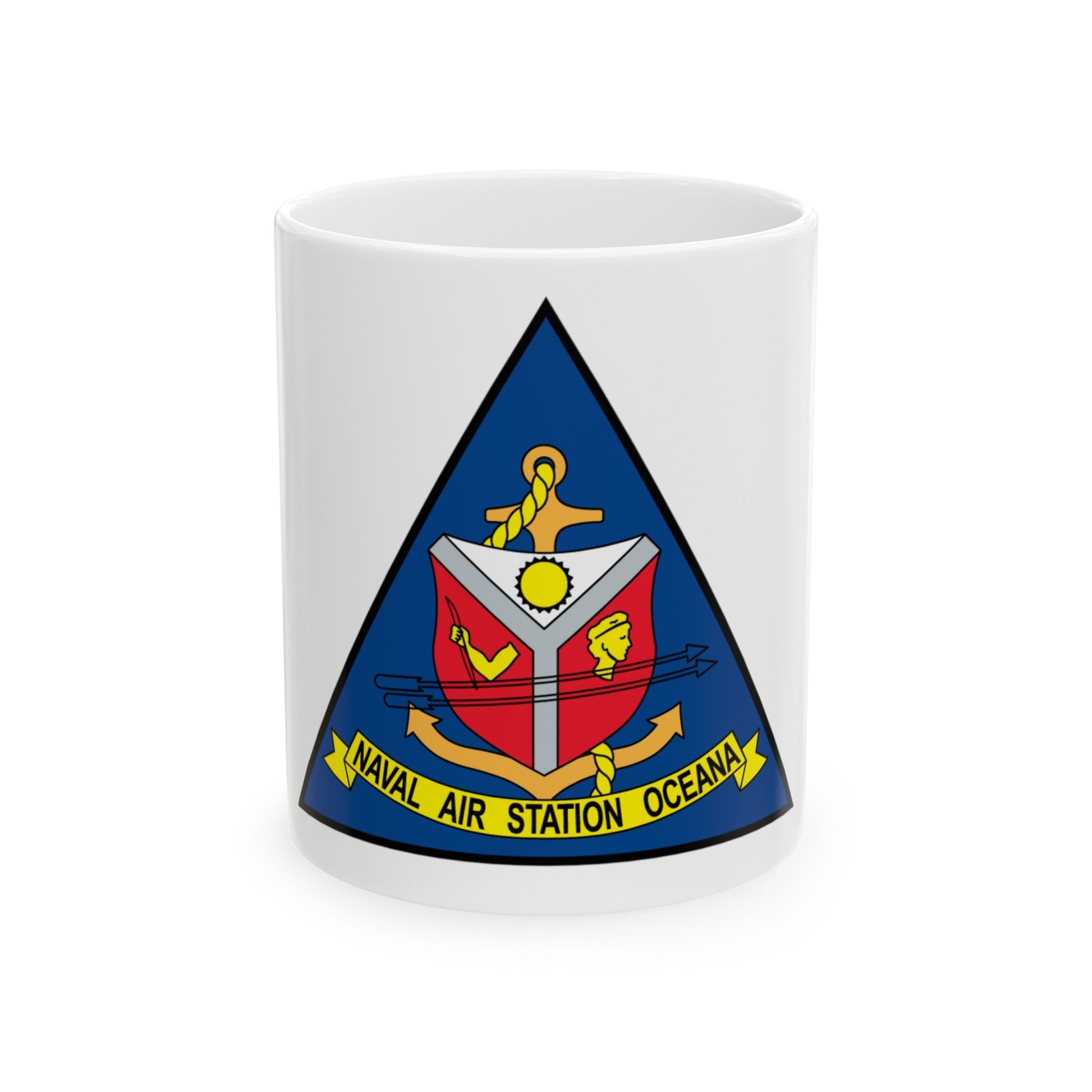 Naval Air Station Aceana (U.S. Navy) White Coffee Mug-11oz-The Sticker Space