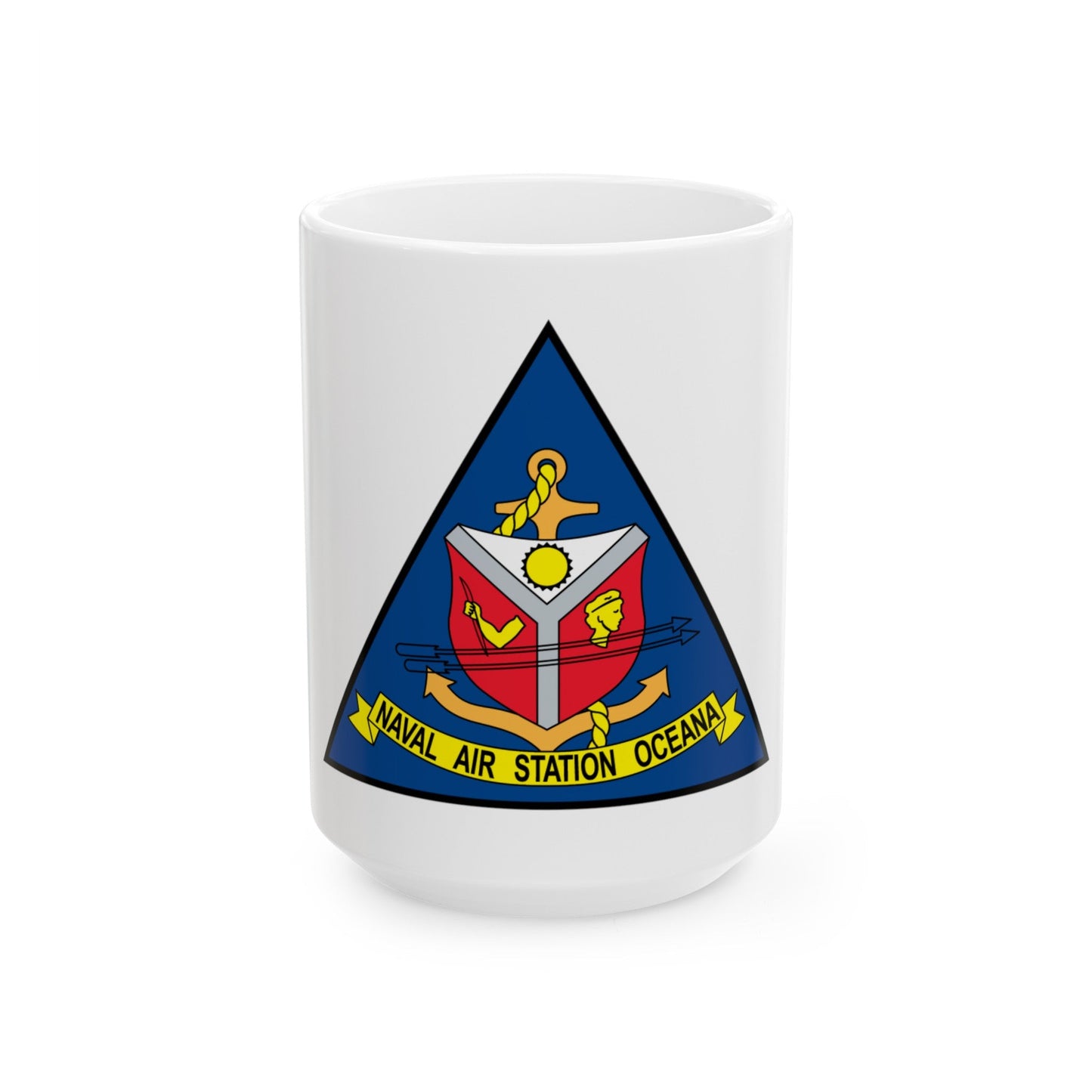 Naval Air Station Aceana (U.S. Navy) White Coffee Mug-15oz-The Sticker Space