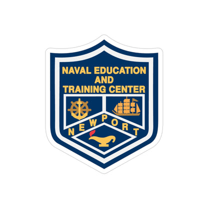 Naval Education And Training Center (U.S. Navy) Transparent STICKER Die-Cut Vinyl Decal-4 Inch-The Sticker Space