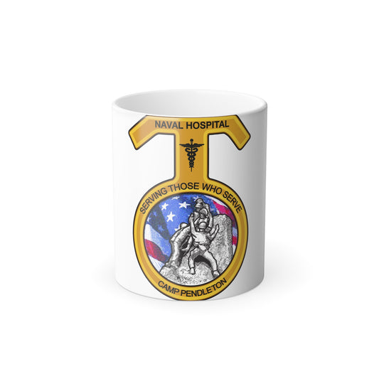 Naval Hospital Camp Pendleton (U.S. Navy) Color Changing Mug 11oz-11oz-The Sticker Space