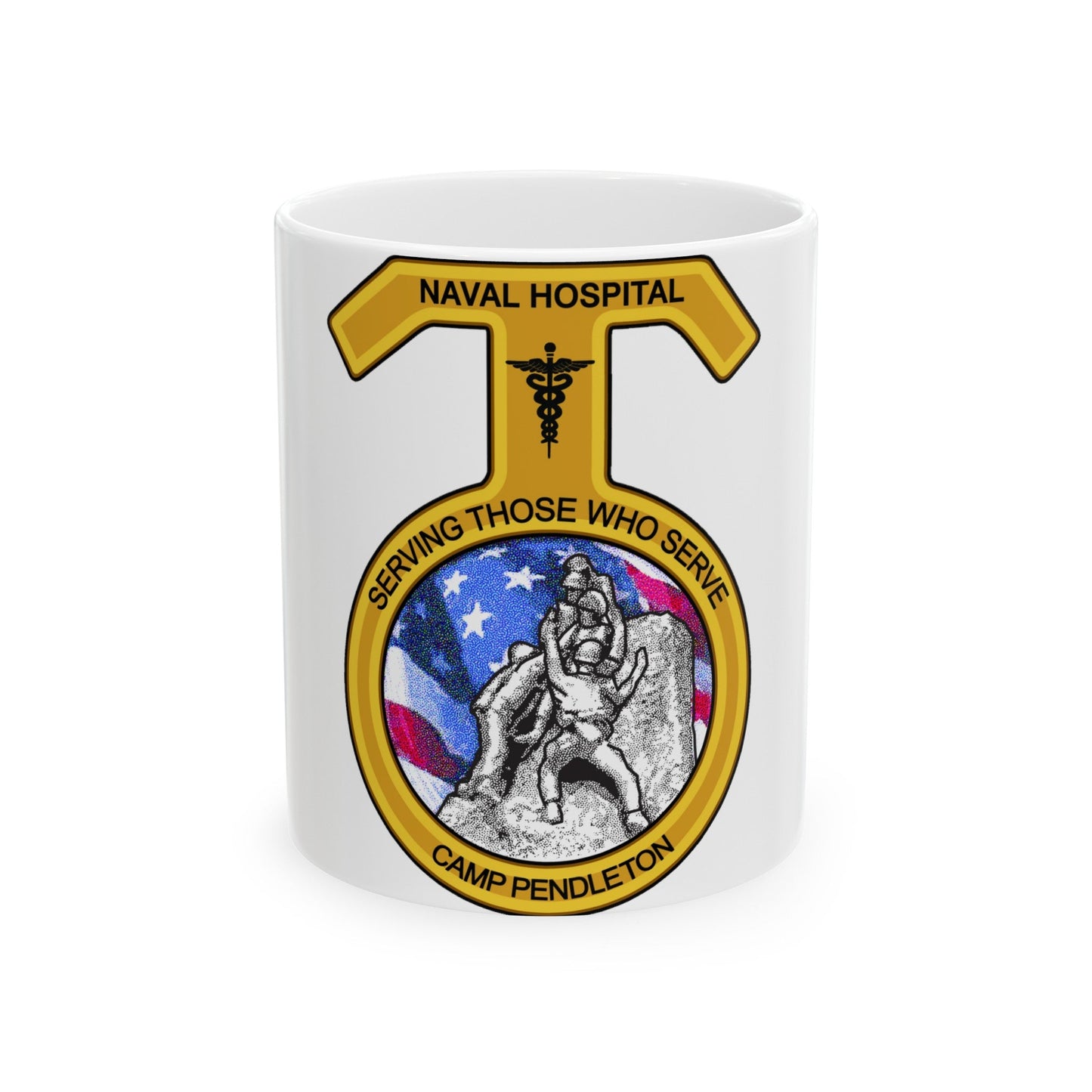 Naval Hospital Camp Pendleton (U.S. Navy) White Coffee Mug-11oz-The Sticker Space