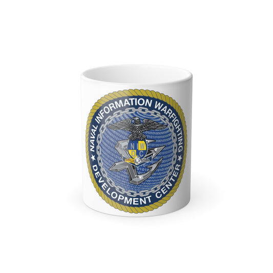 Naval Information Warfighting Development Center (U.S. Navy) Color Changing Mug 11oz-11oz-The Sticker Space