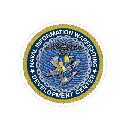 Naval Information Warfighting Development Center (U.S. Navy) Transparent STICKER Die-Cut Vinyl Decal-2 Inch-The Sticker Space
