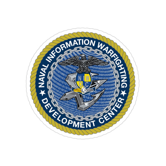 Naval Information Warfighting Development Center (U.S. Navy) Transparent STICKER Die-Cut Vinyl Decal-6 Inch-The Sticker Space