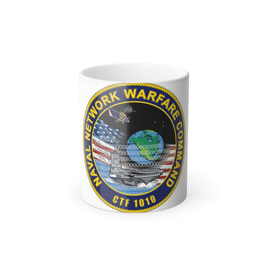 Naval Network Warfare Command CFT 1010 (U.S. Navy) Color Changing Mug 11oz-11oz-The Sticker Space