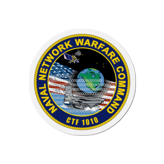 Naval Network Warfare Command CFT 1010 (U.S. Navy) Die-Cut Magnet-2" x 2"-The Sticker Space