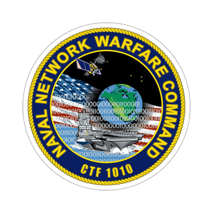 Naval Network Warfare Command CFT 1010 (U.S. Navy) STICKER Vinyl Die-Cut Decal-4 Inch-The Sticker Space