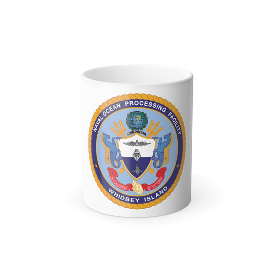 Naval Ocean Processing Facility Whidbey Island (U.S. Navy) Color Changing Mug 11oz-11oz-The Sticker Space