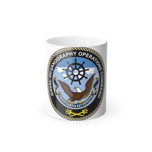 Naval Oceangraphy Operations Command (U.S. Navy) Color Changing Mug 11oz-11oz-The Sticker Space